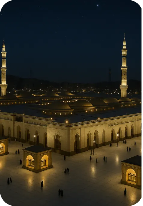 إطلالة من ساحات الحرم